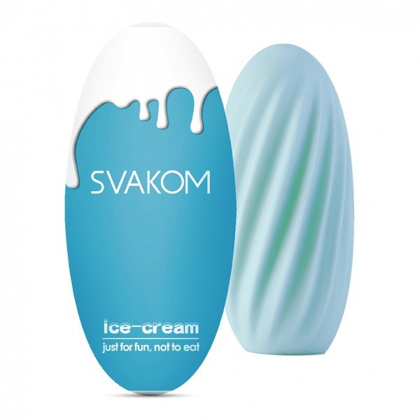Мастурбатор "Svakom Ice Cream" голубой 