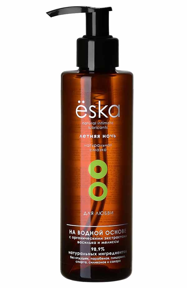 Гель на водной основе "Eska" с васильком и мелиссой, 200ml 