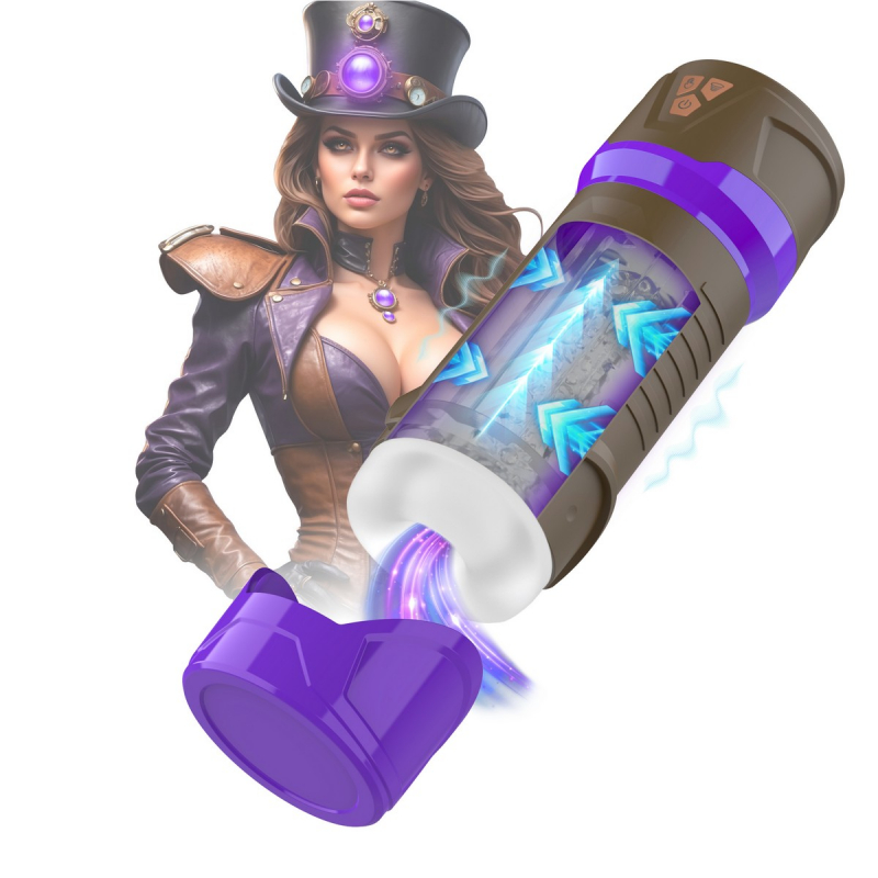 Мастурбатор "Masturs Steam Mistress Misty" вакуум, вибрация, сжатие + приложение  